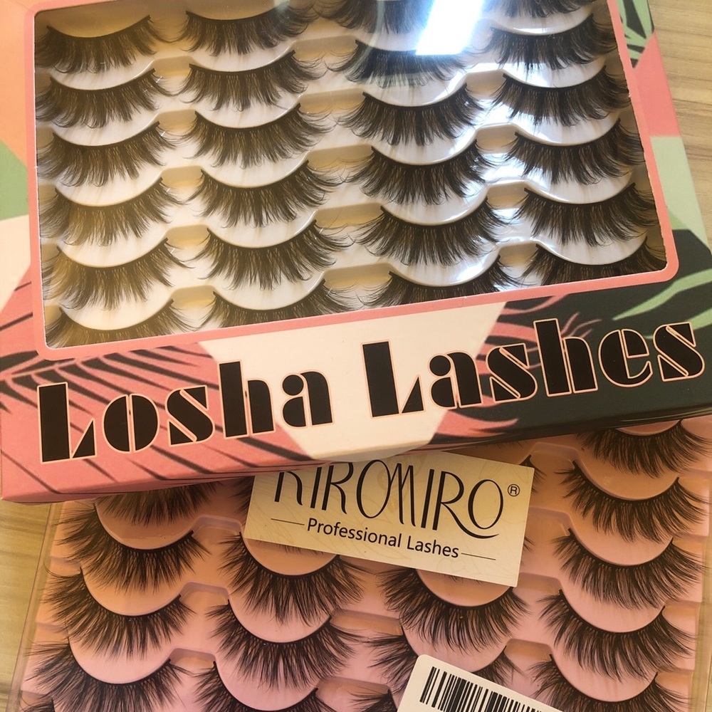 Losha Eyelashes + Kiromiro  Faux Mink Lashes Bundle Pack
